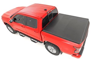 Nissan Frontier Soft Tri-Fold Bed Cover - Rough Country - Tri-Fold Design - '22-'23